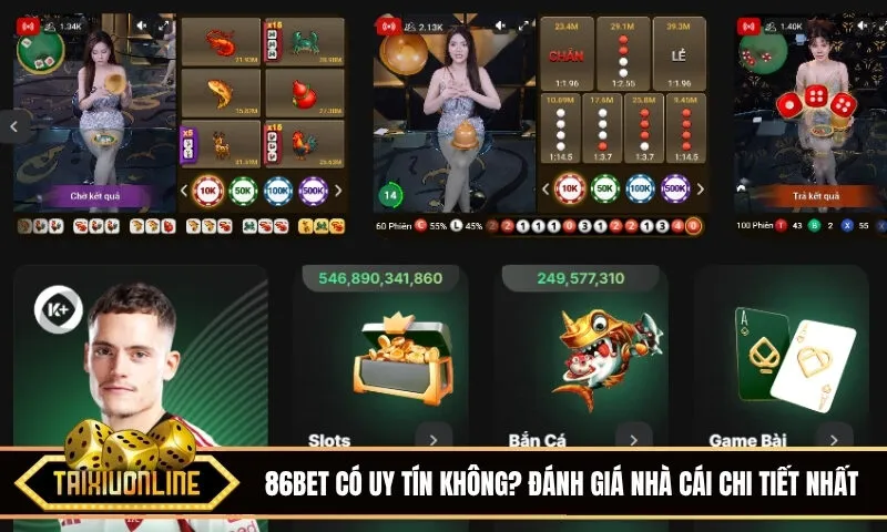 86bet có uy tín không? Đánh giá chi tiết mọi khía cạnh nhà cái