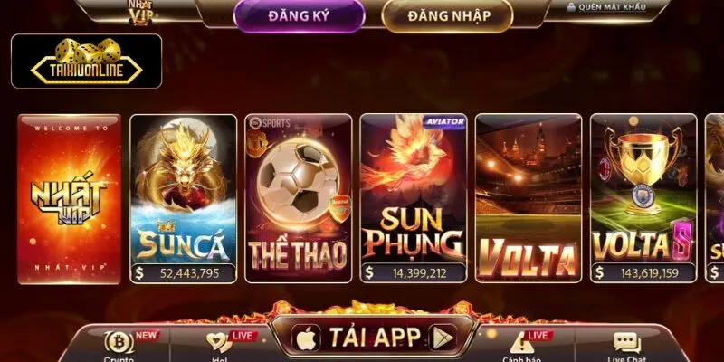 Đa dạng trò chơi giúp cược thủ không lo nhàm chán