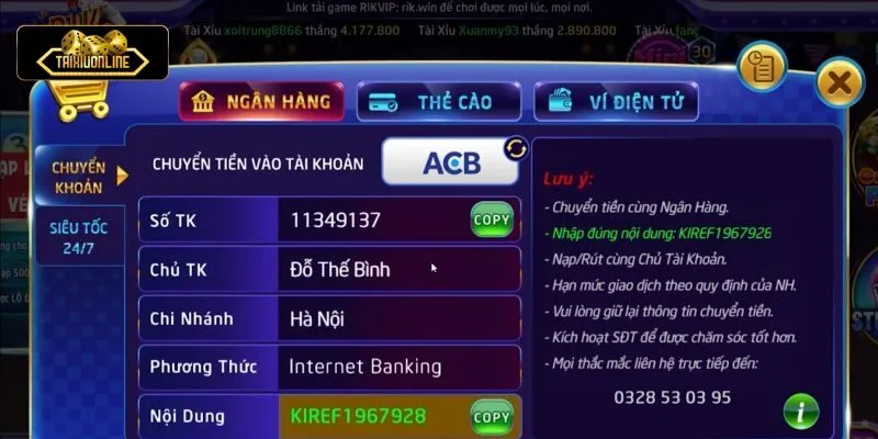 Quá trình rút tiền thưởng được nhiều người chơi mong chờ Quá trình rút tiền thưởng được nhiều người chơi mong chờ