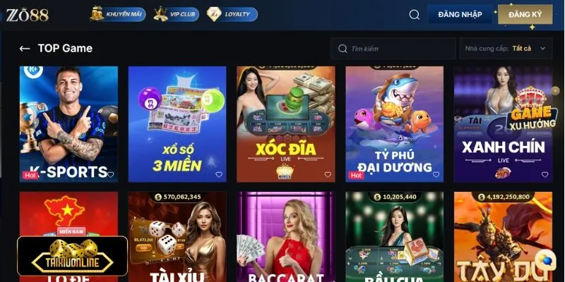 Tập hợp tựa game đặc sắc và chất lượng tại Zo88 Tập hợp tựa game đặc sắc và chất lượng tại Zo88